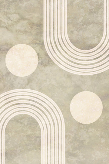 Soft Stone Geometry Warm room