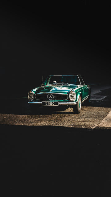 Classic Car in Shadow Warm room
