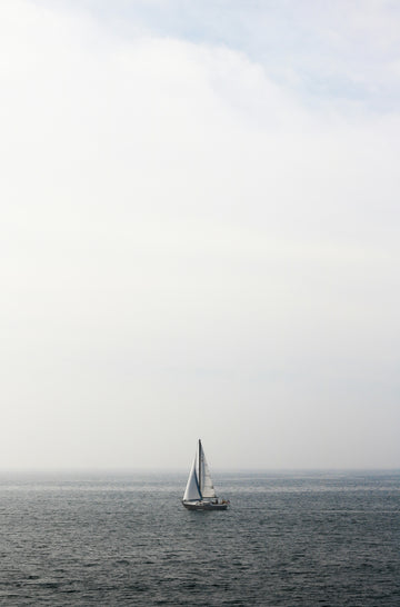 Sailboat in Pale Weather Warm room